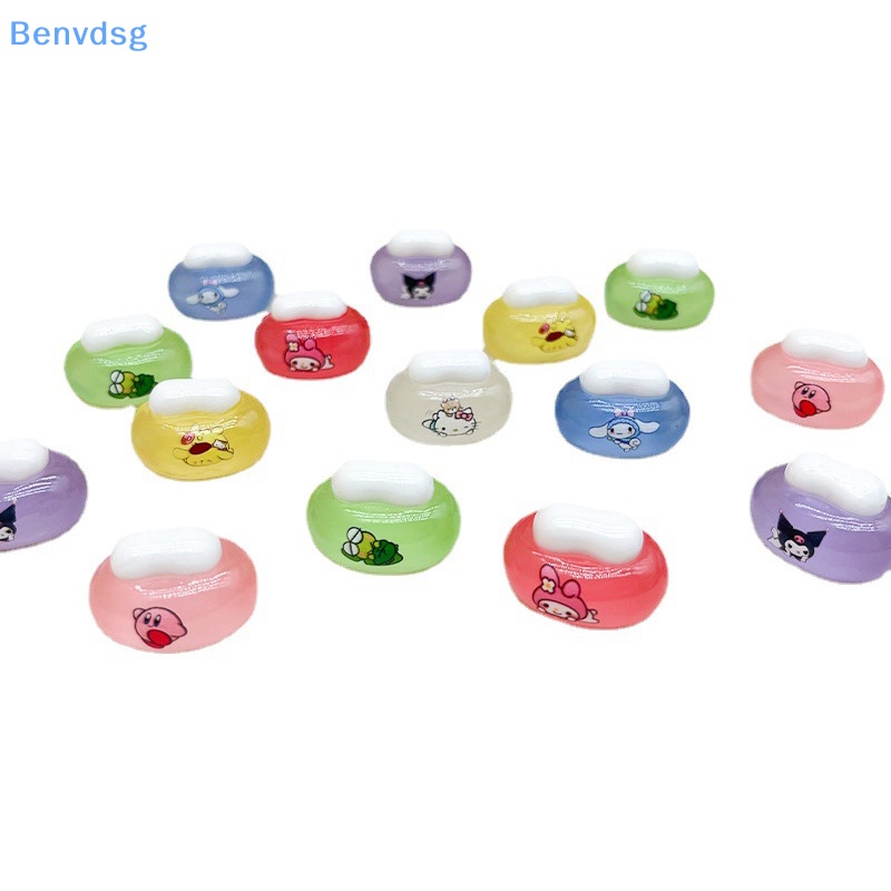 Bộ 2 Đồ trang trí Xà Phòng Dạ Quang Mini Bằng Nhựa Resin Hình Hoạt Hình Dễ Thương