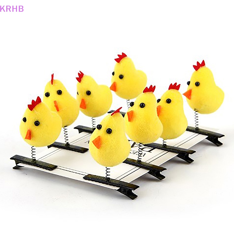 Bộ 5 Kẹp Tóc Hình Thú 3D Dễ Thương Mới