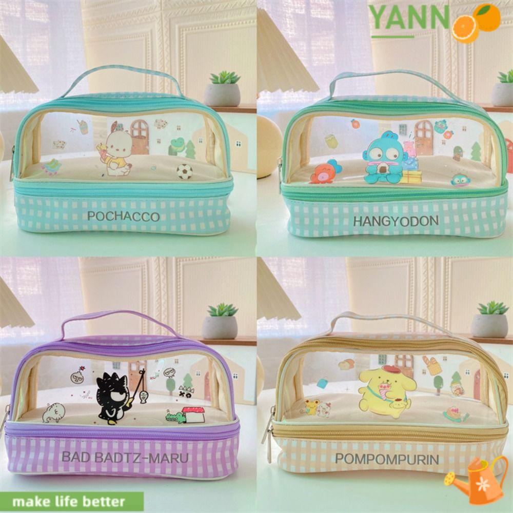 Hộp Đựng Bút 1 Ngăn Họa Tiết Hoạt Hình Pacha Dog / Kuromi Dễ Thương