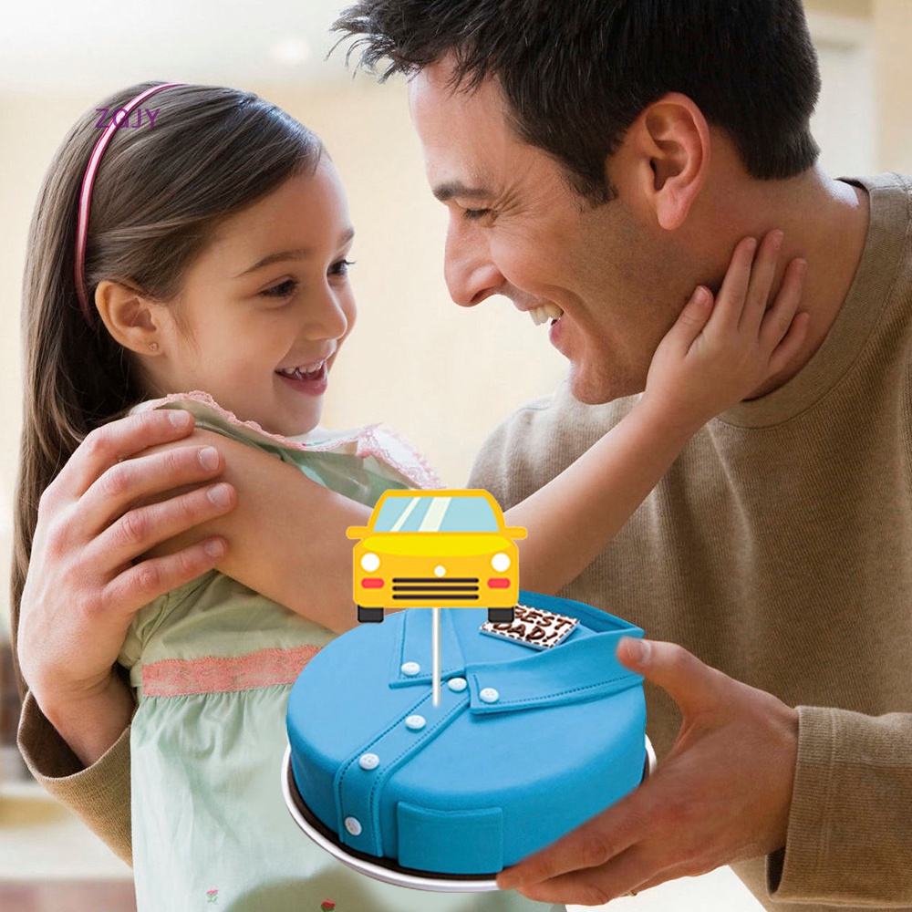 Set 37 Phụ Kiện Trang Trí Bánh Kem Ngày Của Cha Mới