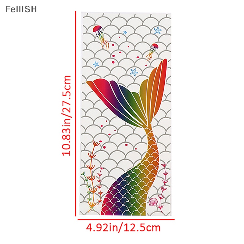 Set 50 Túi Đựng Kẹo Hình Đuôi Nàng Tiên Cá 439br