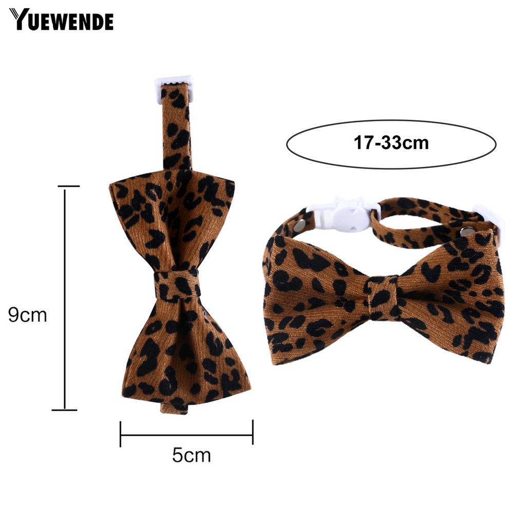 Vòng Cổ Thắt Nơ Họa Tiết Chấm Bi Dễ Thương Linh Hoạt Cho Thú Cưng