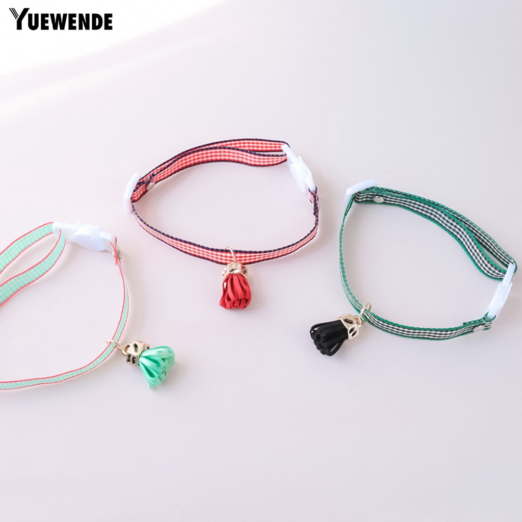Yq.e Vòng Cổ Co Giãn Cao Họa Tiết Kẻ Sọc Có Khóa Cài Và Dây Đai An Toàn Sử Dụng Tại Nhà Cho Thú