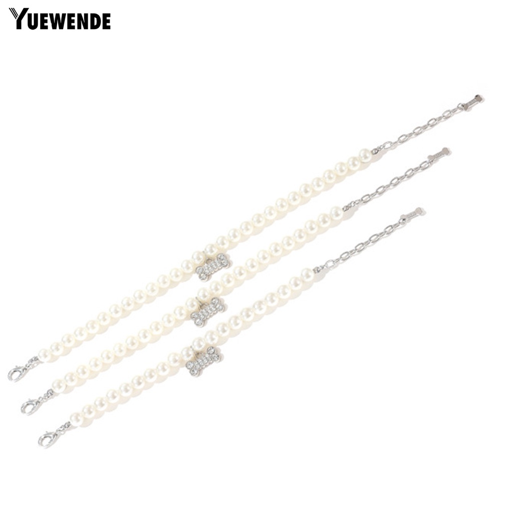 Vòng Cổ Ngọc Trai Bằng Nhựa Thân Thiện Với Môi Trường Cho Cún Cưng