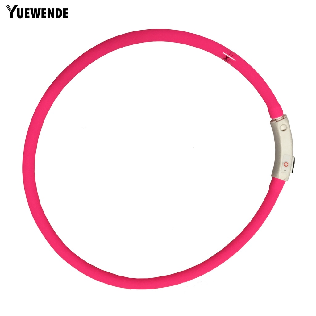 Vòng Cổ Silicone Phát Quang Chống Lạc Cho Thú Cưng