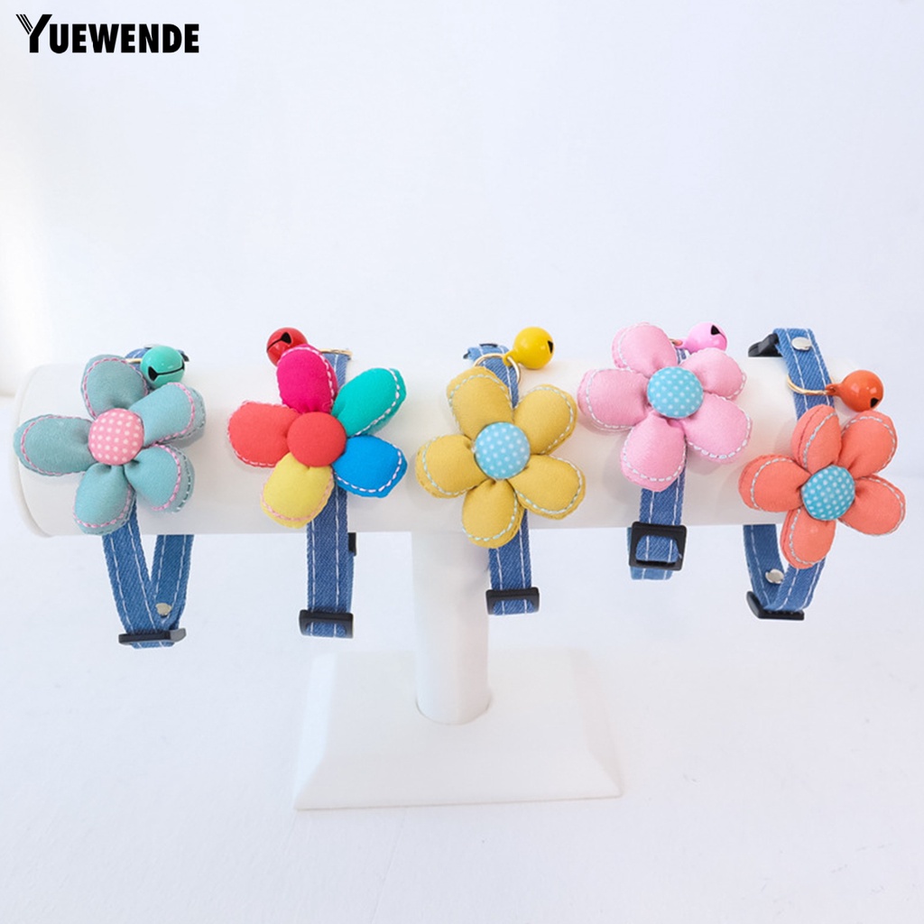 Vòng Cổ Hình Hoa Năm Cánh Có Thể Điều Chỉnh Cho Thú Cưng