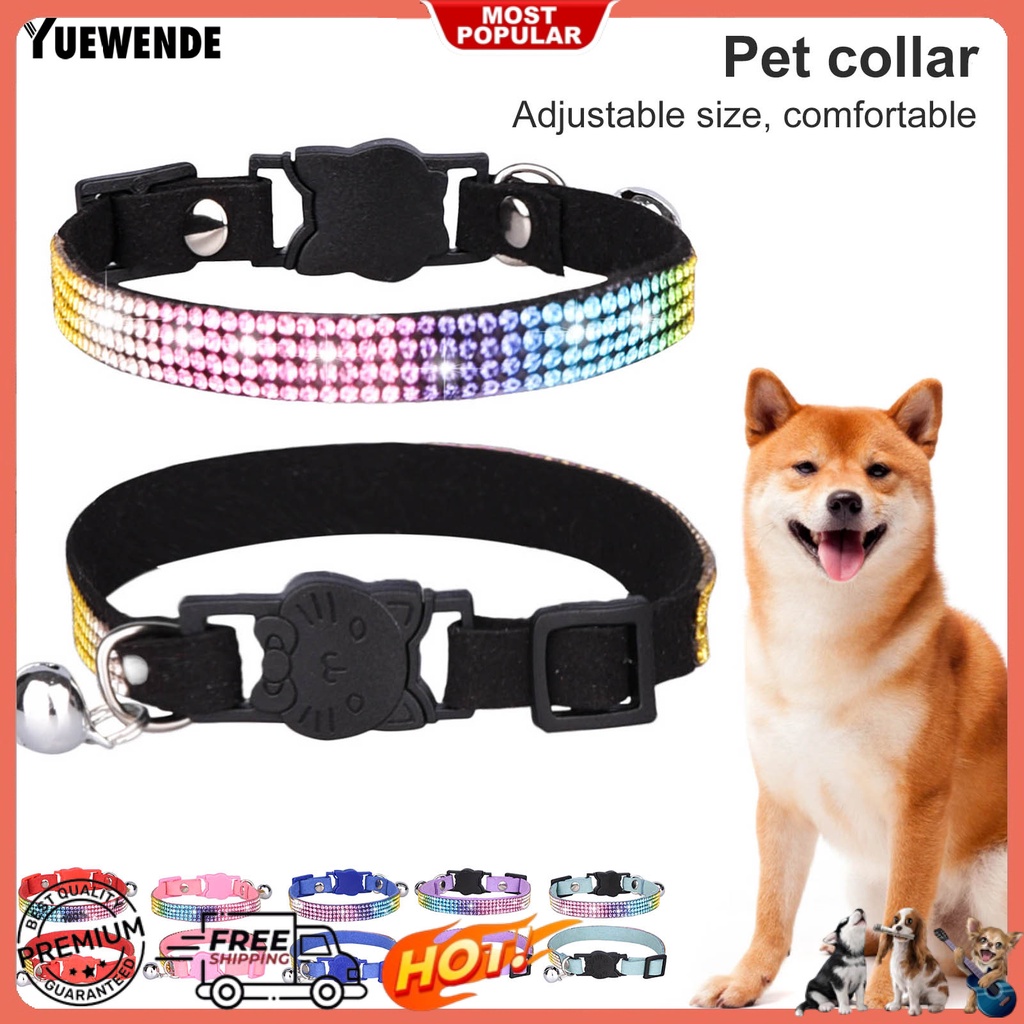 Vòng Cổ Đính Đá Có Thể Điều Chỉnh Cho Thú Cưng