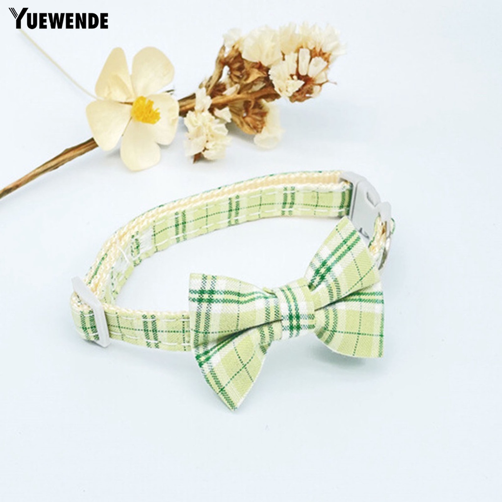 Vòng Cổ Bằng Vải Đính Nơ Chống Thoát Hiểm Cho Thú Cưng