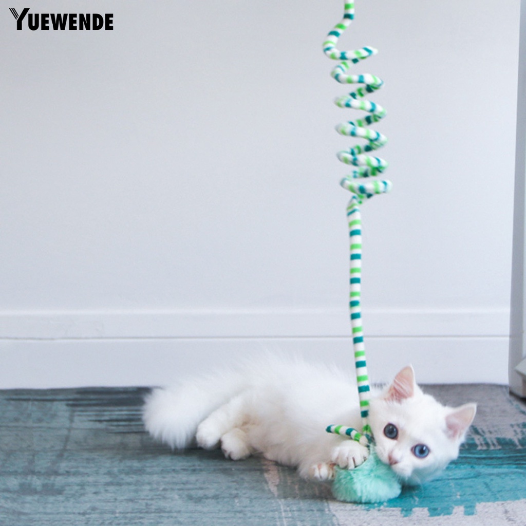 Đồ Chơi Bóng Lông Họa Tiết Sọc YQ.E Giảm Căng Thẳng Vui Nhộn Dành Cho Mèo Cưng