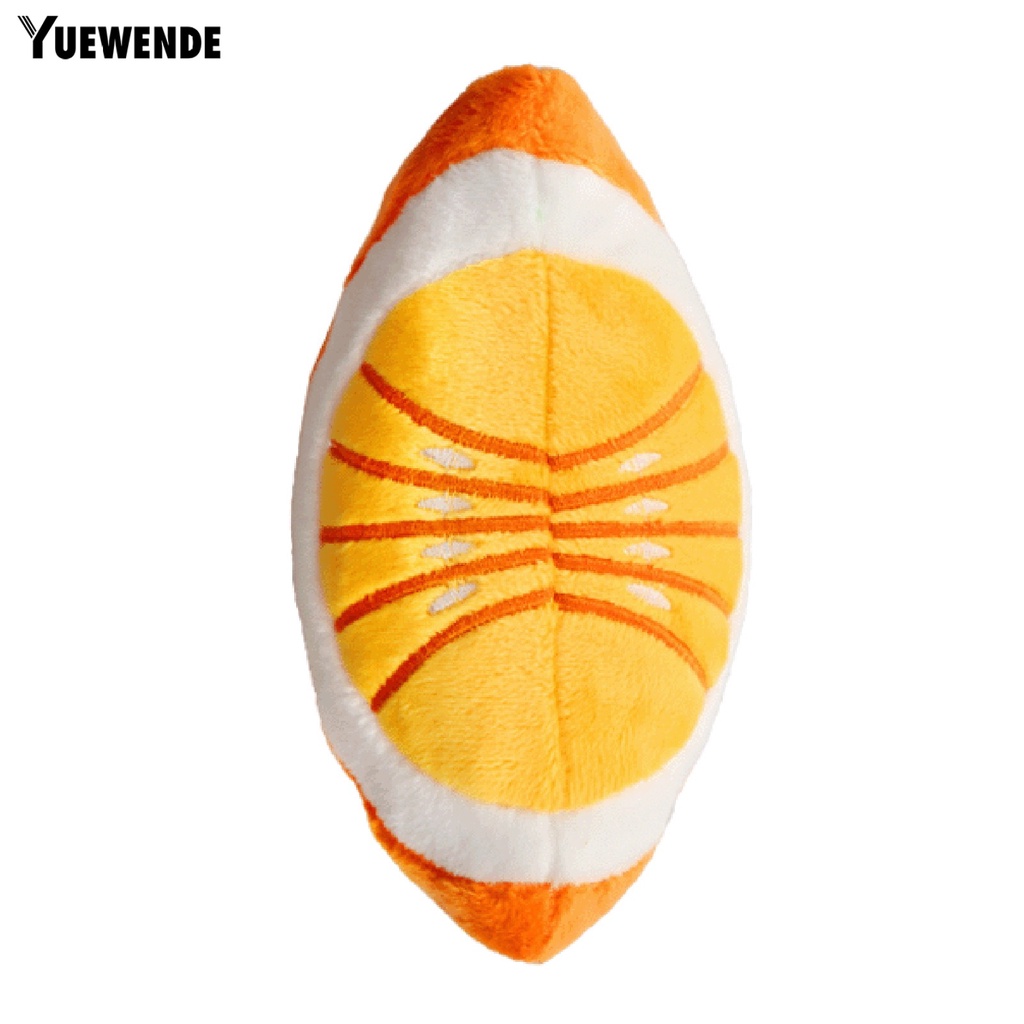 Yq.e Đồ Chơi Mài Chó Hình Quả Cam Nhồi Bông Mềm Mại Co Giãn Chống Cắn