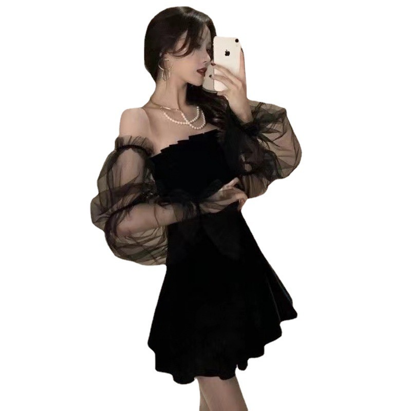 Đầm Dài Tay Dáng Ôm Thời Trang Mùa Xuân Mới 2023 Cho Nữ