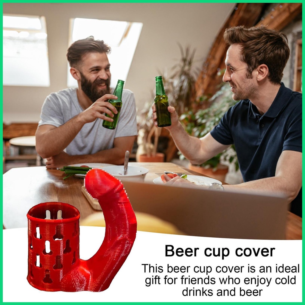 Giá Đỡ Cốc Bia Có Tay Cầm Thiết Kế Nhỏ Gọn Có Thể Tái Sử Dụng Cho The jiwvn