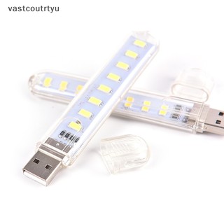 Đèn LED 8 Bóng Mini Có Cổng Sạc USB Cho PC Laptop