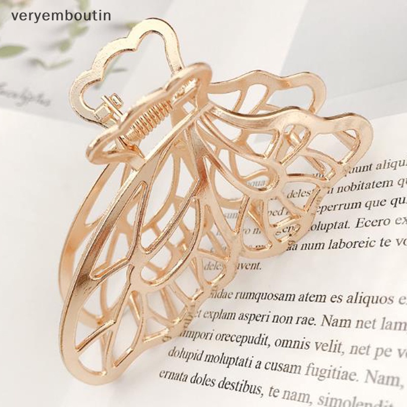 Kẹp Tóc Càng Cua Lớn Bằng Hợp Kim Hình Học Cho Nữ