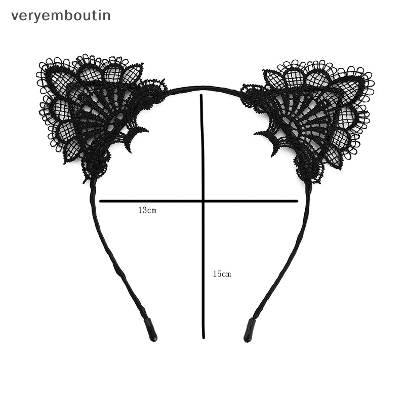 Băng Đô Tai Mèo Phối Ren Gợi Cảm Dành Cho Nữ