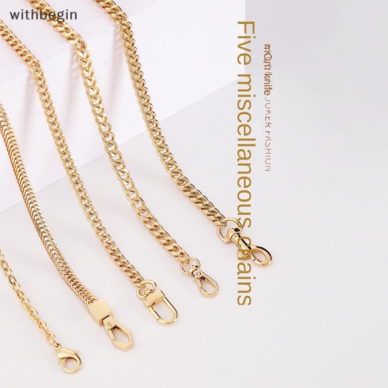 Dây Đeo Túi Xách Dạng Xích Mở Rộng Màu Vàng Kim