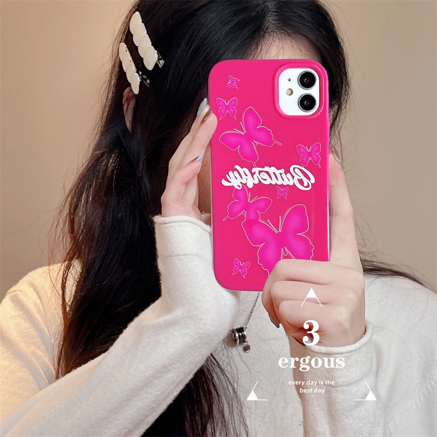 Ốp Điện Thoại TPU Mềm Màu Kẹo Ngọt Họa Tiết Barbie Cho IPhone 14 13 12 11 Pro Max SE2020 X XR Xs Max 7 8 6 6s Plus