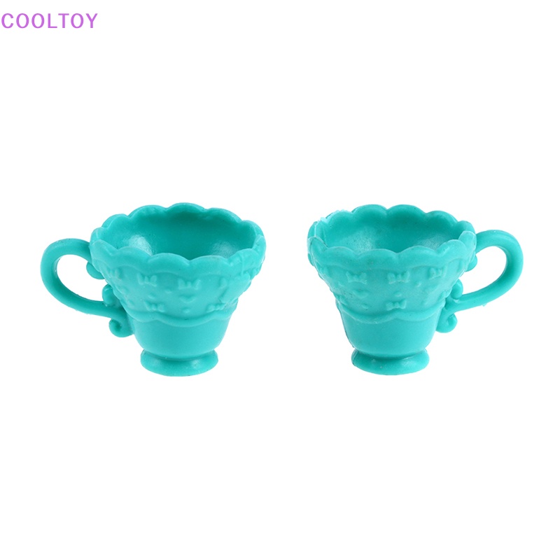 Set 4 Ly Cà Phê Mini Tỉ Lệ 1: 12 Dùng Để Trang Trí Nhà Búp Bê