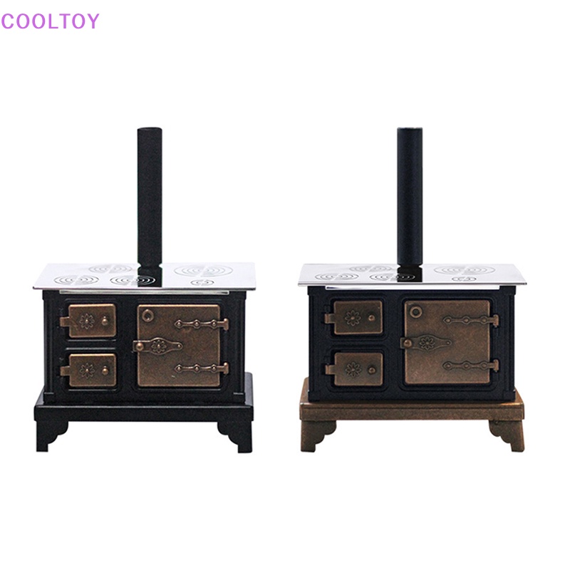 Mô Hình Bếp Lò Mini Tỷ Lệ 1: 12 Dùng Để Trang Trí Nhà Búp Bê