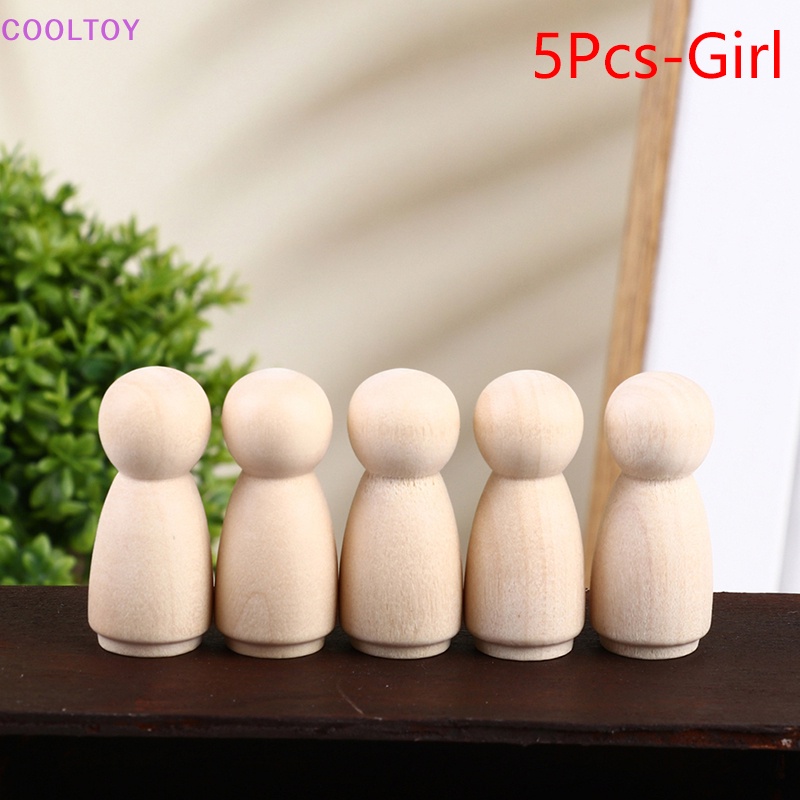Cooltoy Set 5 Mô Hình Búp Bê Con Rối DIY Cho Bé Trai Bé Gái