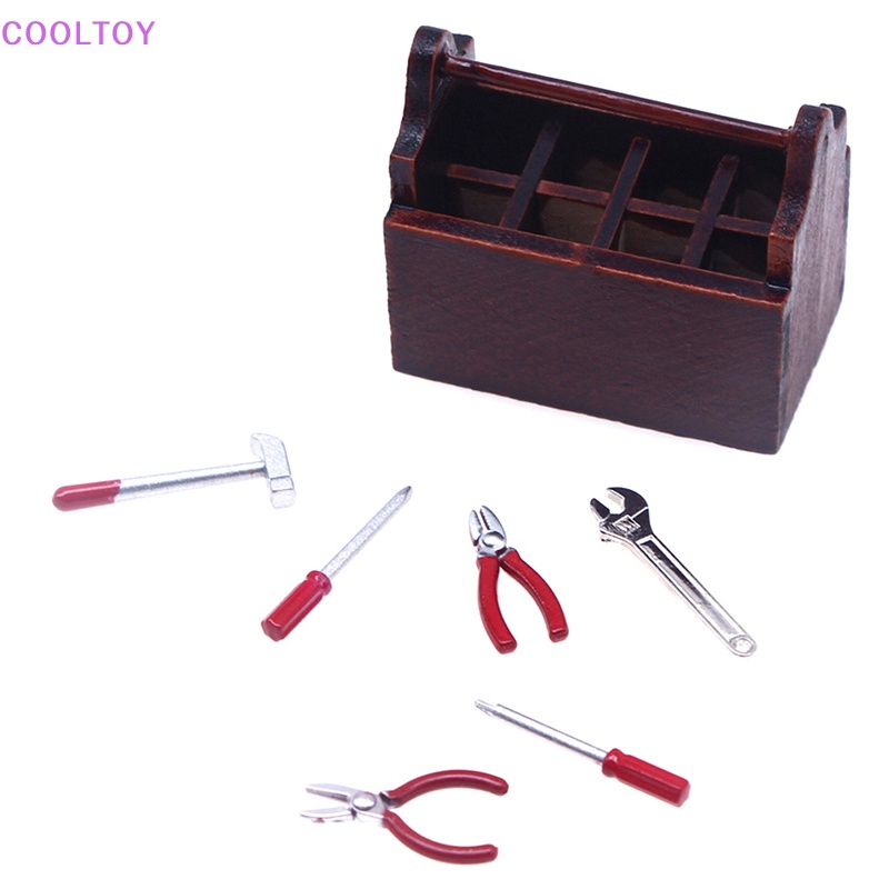 1 Bộ Dụng Cụ Sửa Chữa Nhà Búp Bê 1: 12