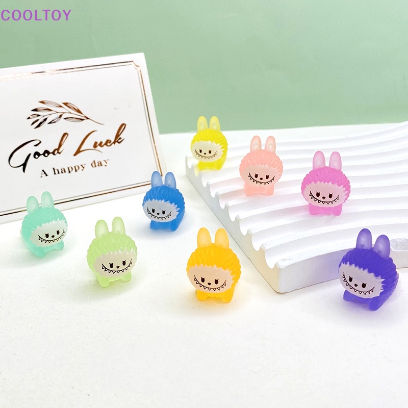 Set 2 Tượng COOLTOY Mini Phát Quang Họa Tiết Hoạt Hình Trang Trí Tiểu Cảnh