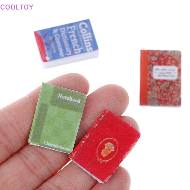 Cooltoy Set 4 Sổ Tay mini Trang Trí Nhà Búp Bê