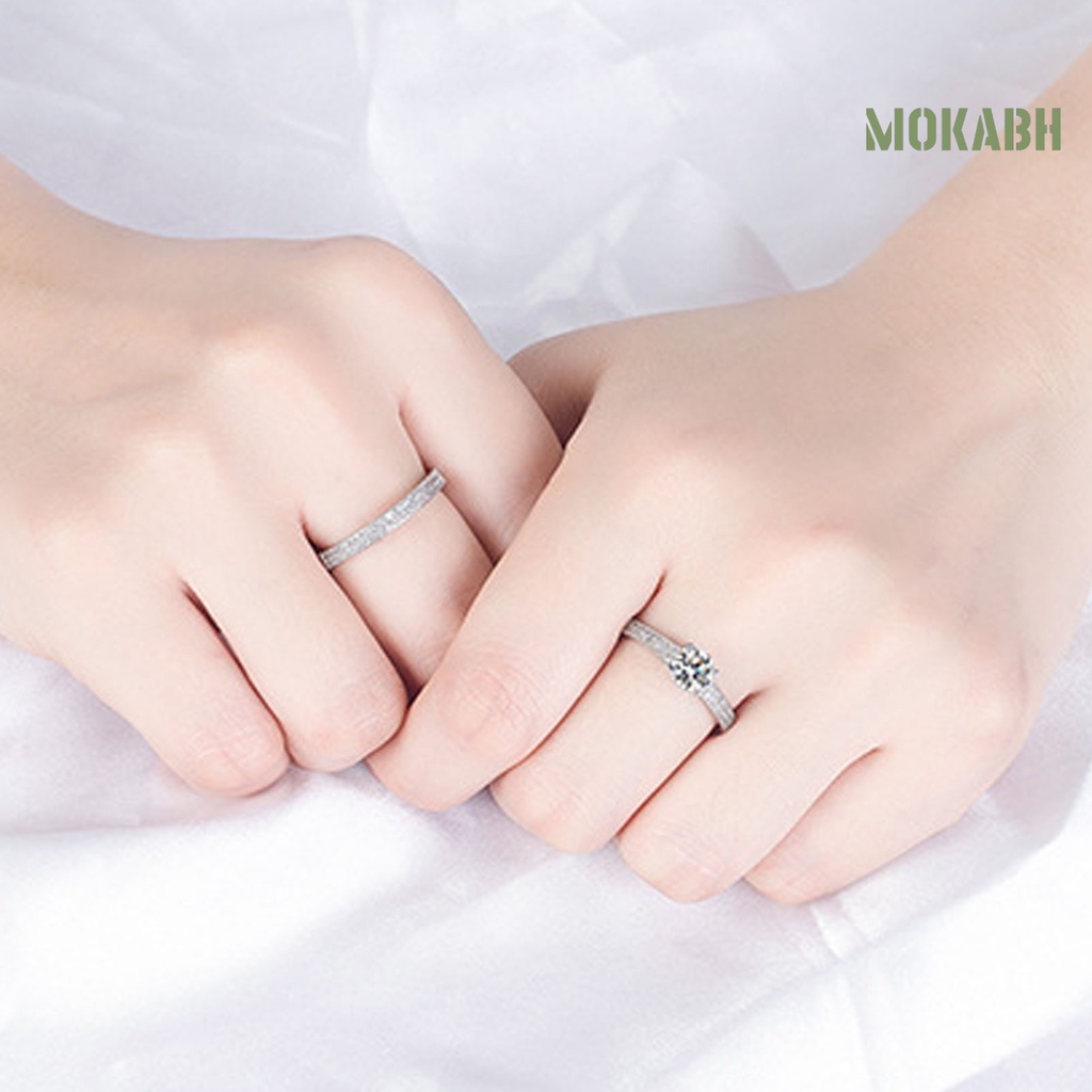 Bộ 2 Vòng Đeo Tay Đính Đá Lấp Lánh Thời Trang Cho Đám Cưới