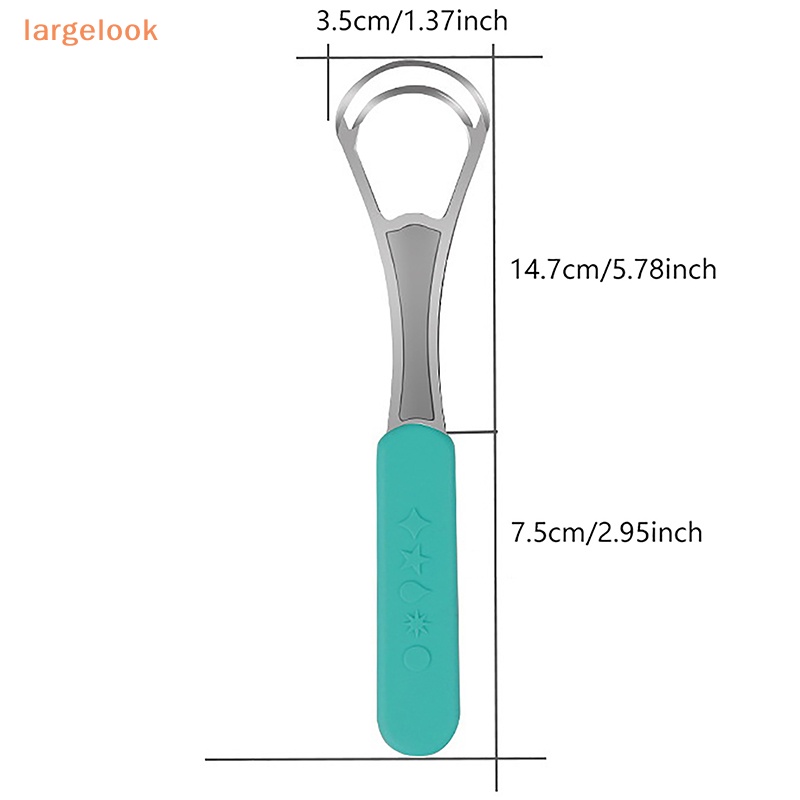 Dụng Cụ Vệ Sinh Lưỡi Bằng Thép Không Gỉ Thiết Kế Nhỏ Gọn Tiện Dụng