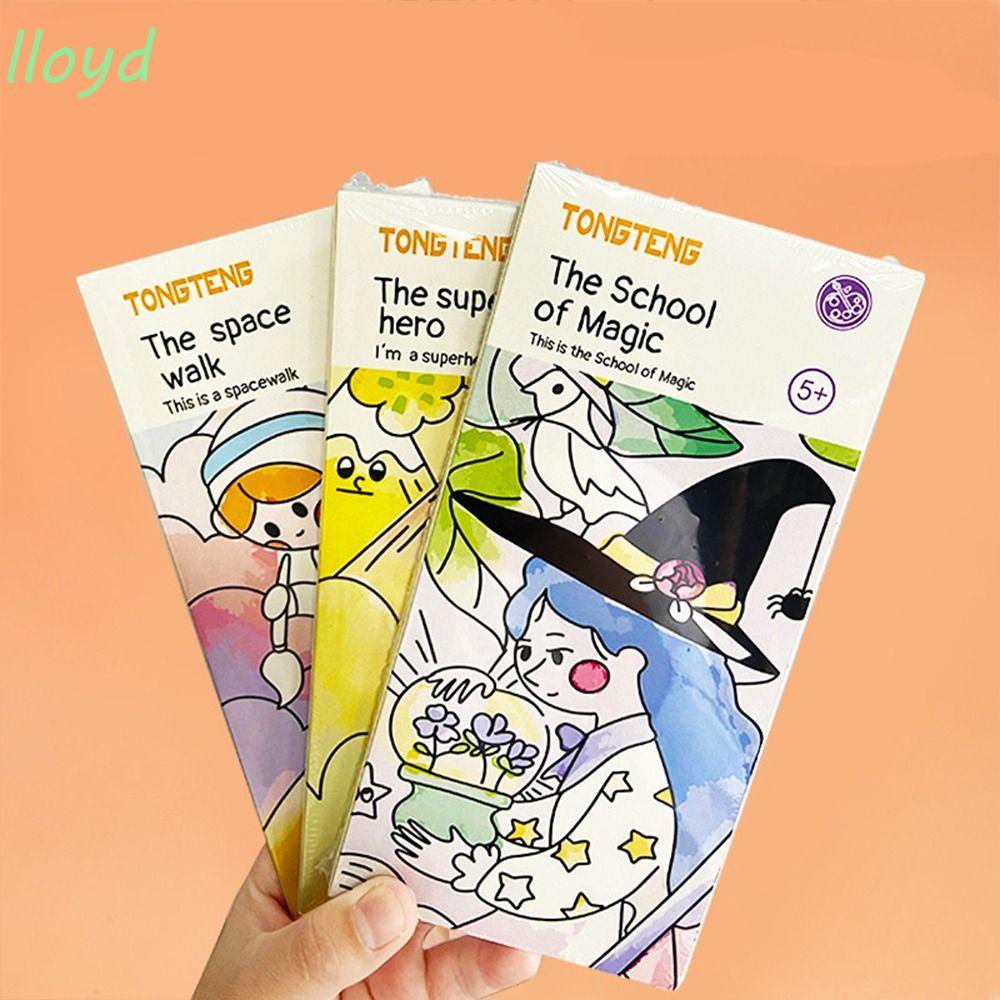 Bộ Sách Tô Màu DIY Kèm Cọ Và Túi Đựng Dành Cho Trẻ Mẫu Giáo