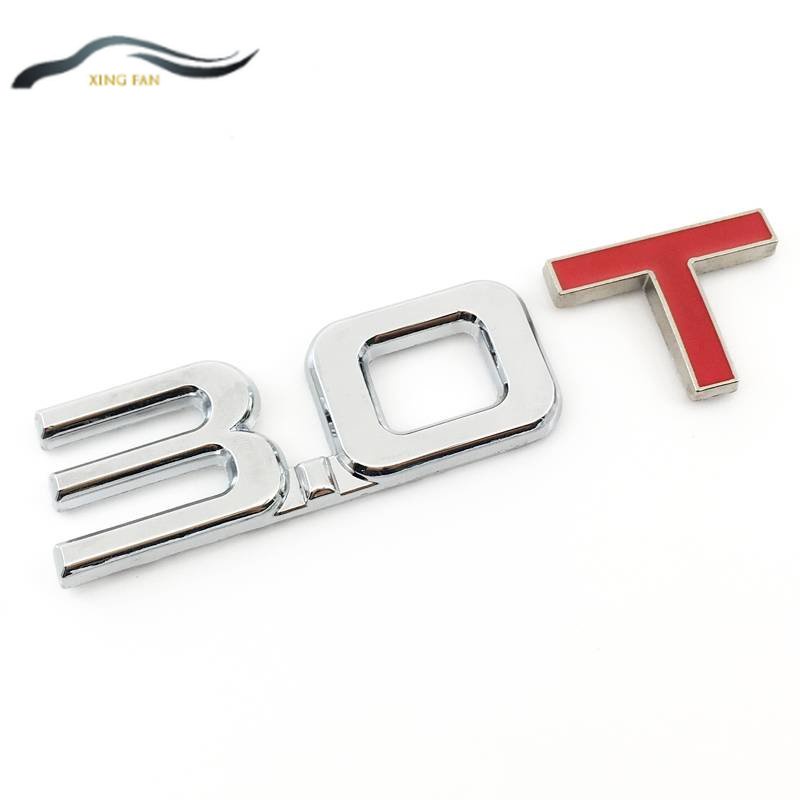 Miếng Dán logo Kim Loại 3D 1.3 1.4 1.5 1.6 1.8 2.0 2.2 2.4 2.5 2.8 3.0 T Trang Trí Đuôi Xe Hơi