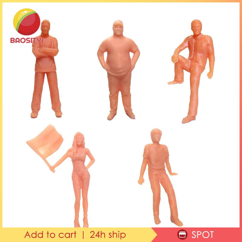 [Baosity 1] 5 Mô Hình Người Tỉ Lệ 1 / 64 Trang Trí Tiểu Cảnh DIY