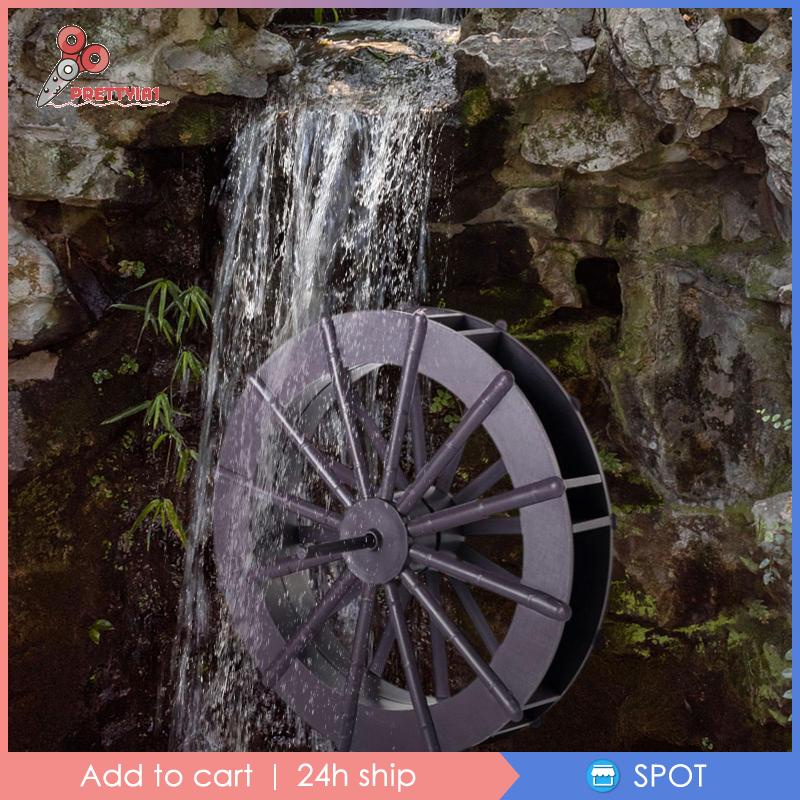 [Prettyia1] Mô Hình Bánh Xe Xoay Đài Phun Nước Phong Thủy Tự Làm