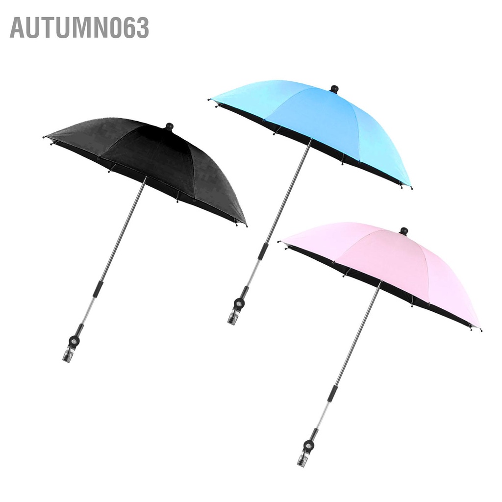 Autumn063 Xe đẩy em bé Parasol Bảo vệ tia cực tím Xoay miễn phí Ô dù xe đa năng có thể tháo rời