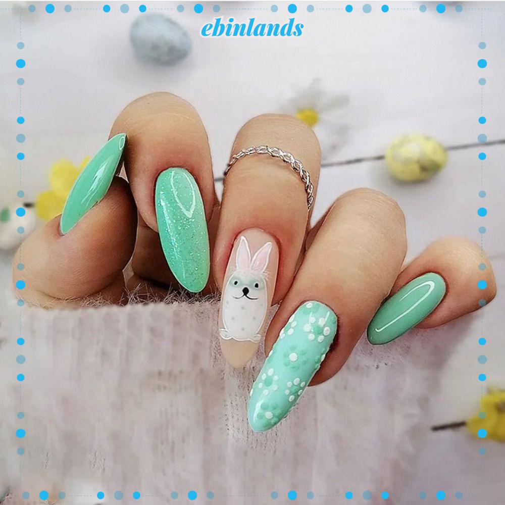 Bộ 24 Móng Tay Giả Che Phủ Toàn Diện Tháo Rời Được In Họa Tiết Trái Tim Xinh Xắn