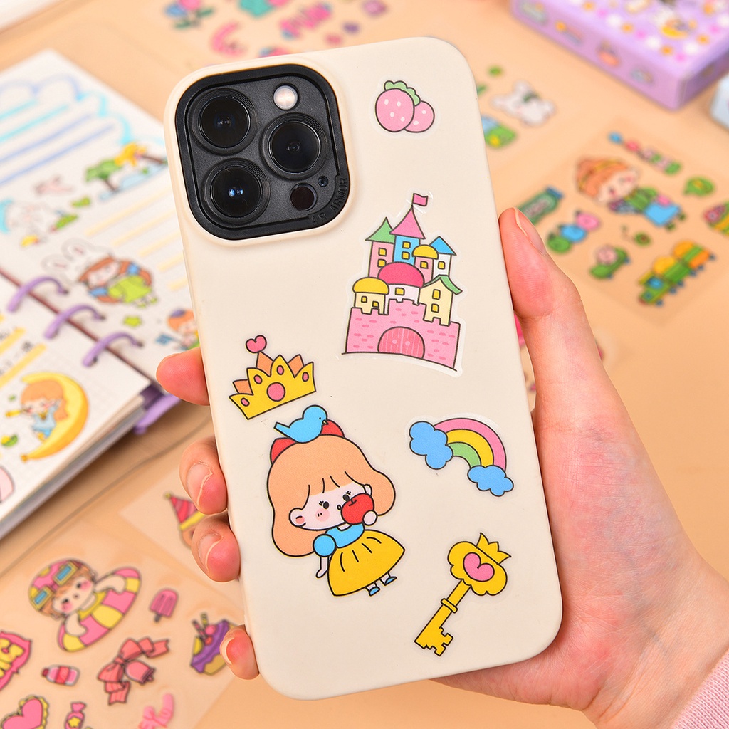 1 Tấm Sticker Dán Trang Trí Dễ Thương Chống Thấm Nước