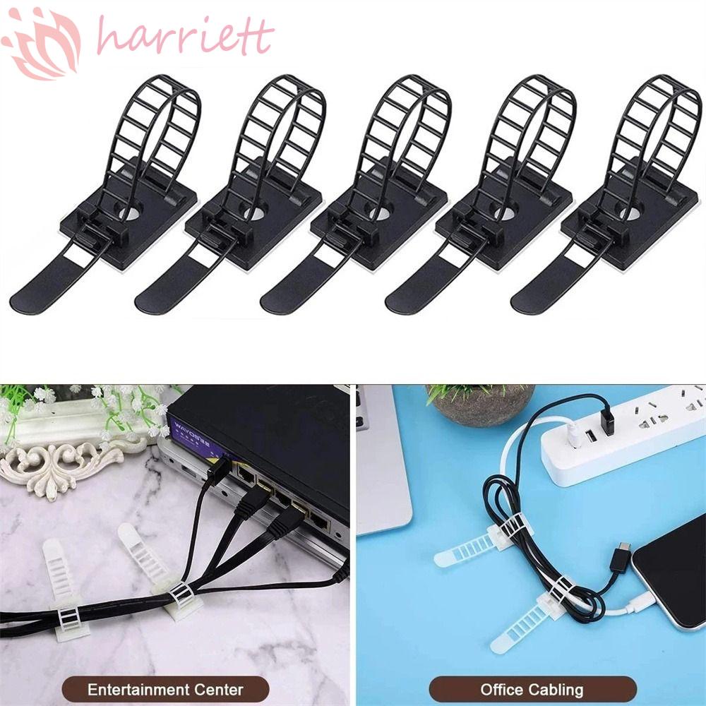 Giá Đỡ Cố Định Dây Cáp / Tai Nghe Cổng Sạc USB Tiện Dụng|Cuộn Dây Quấn Dây Bàn Phím Máy Tính