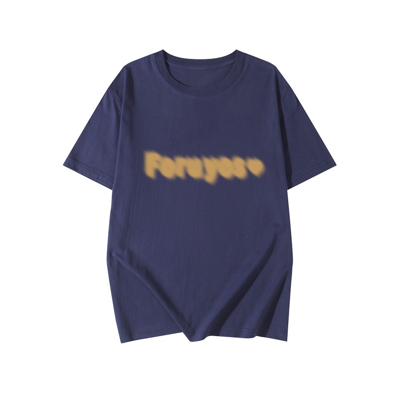 Áo Thun 100% Cotton Tay Ngắn Dáng Suông In Họa Tiết Hoạt Hình Phong Cách Hàn Quốc Thời Trang Unisex Size 5XL