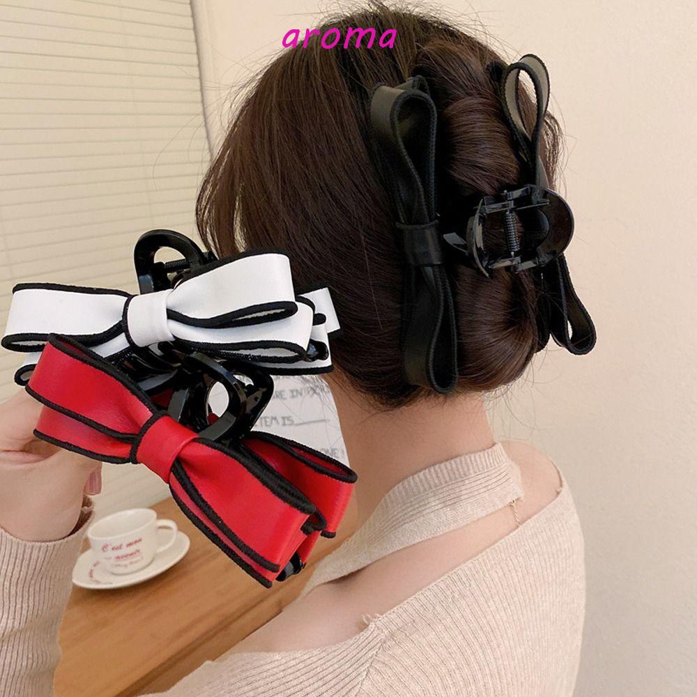 Kẹp Tóc Da PU Hình Cá Mập Phong Cách Vintage Thời Trang Cho Nữ