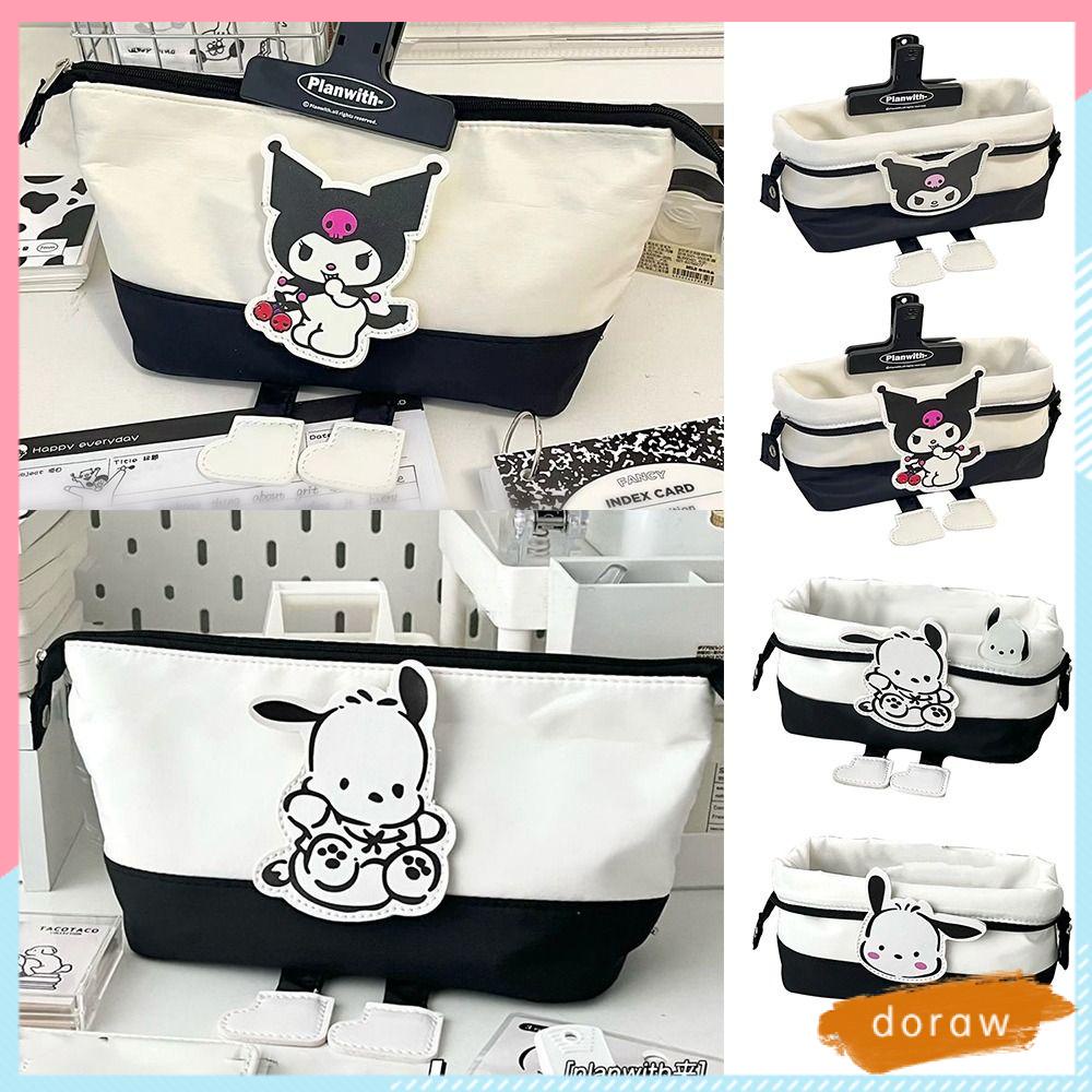 Túi Đựng Bút Bằng Vải Oxford Đa Năng In Hình Chó Pacha Sáng Tạo