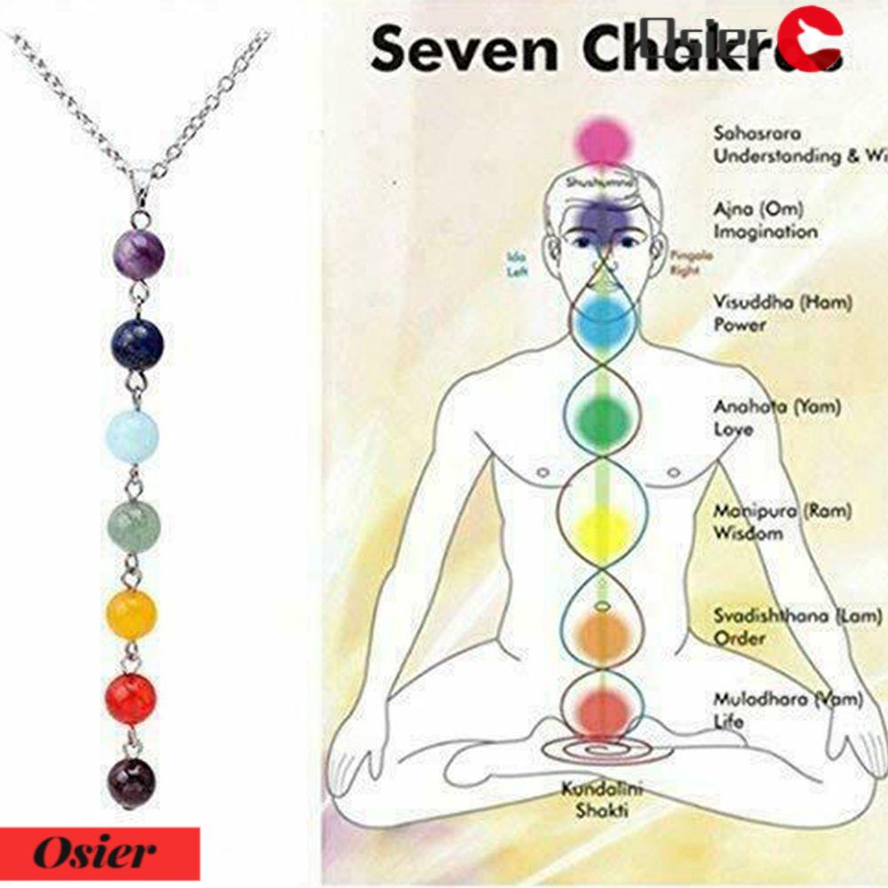 Vòng cổ Chakra 1 7 Màu Thời Trang Dành Cho Nữ