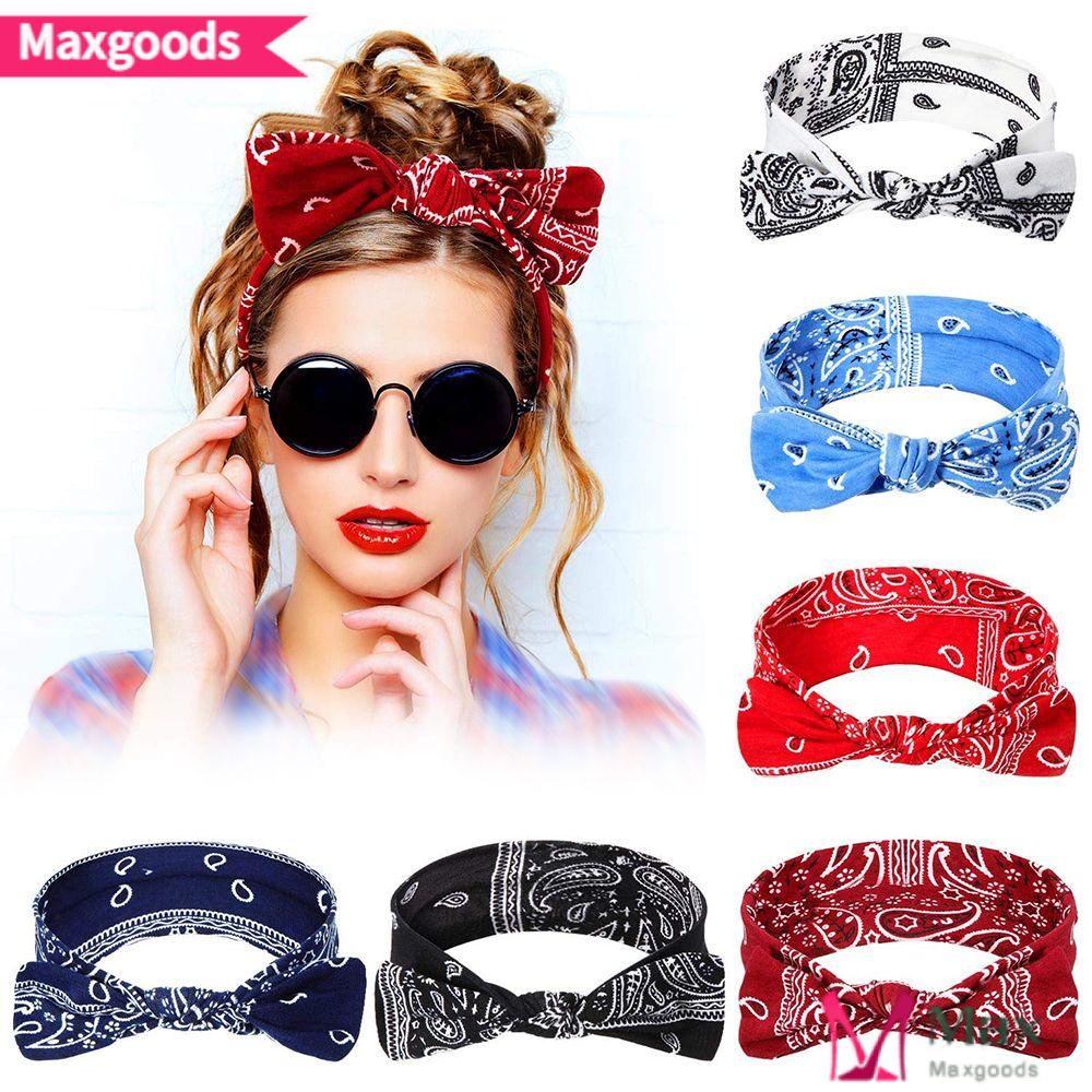 Băng Đô Thắt Nút Họa Tiết Hoa Thời Trang Cho Nữ