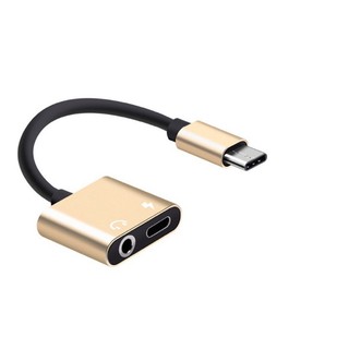 Cáp chuyển Type-C Ra (3.5 Tai Nghe Và Type-C Sạc)