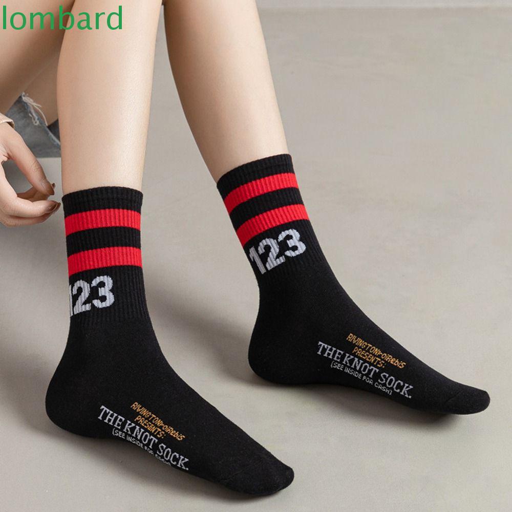 Vớ Cotton Thể Thao Phong Cách Harajuku Hip Hop 123 Thời Trang Cho Nữ