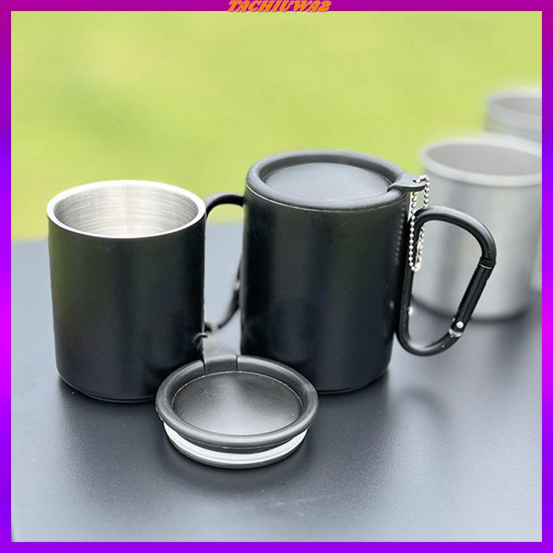 Cốc Uống Cà Phê Tachiuwa2 Có Nắp Và Tay Cầm Tiện Dụng Mang Theo Du Lịch Cắm Trại