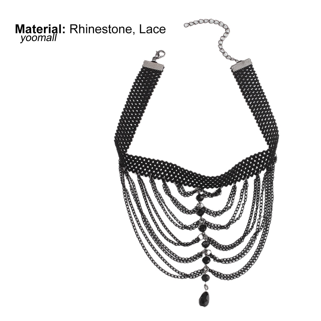 Vòng Cổ Đính Đá Phong Cách Halloween Cho Nữ
