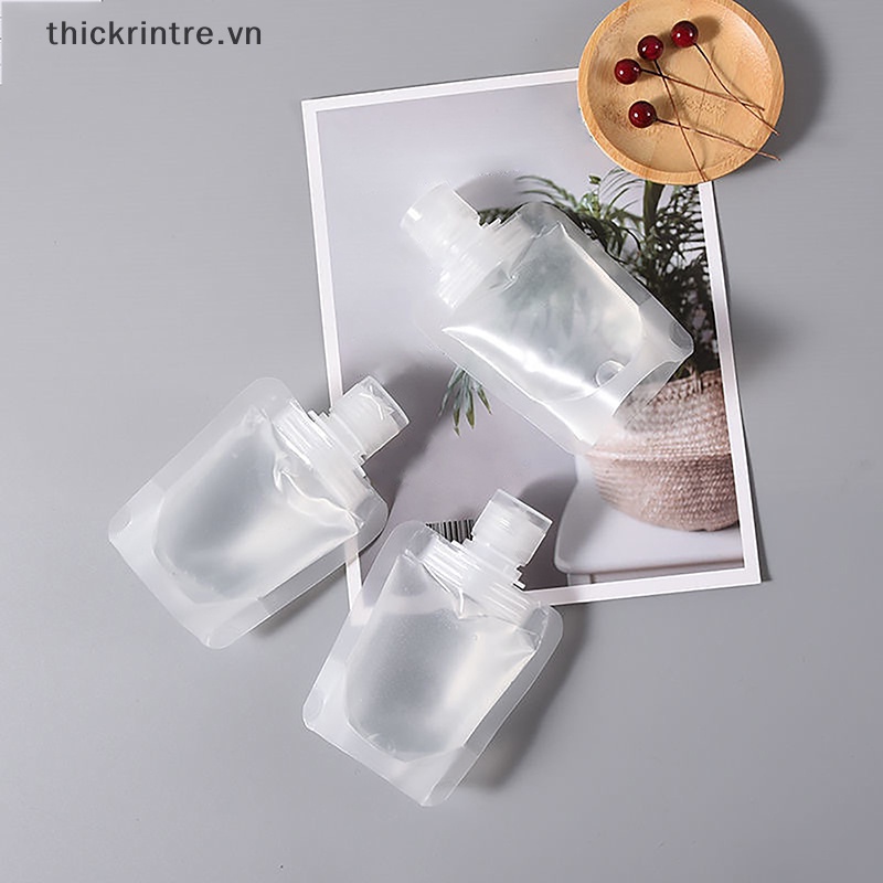 Túi Nhựa Trong Suốt Đựng Dầu Gội / Mỹ Phẩm Tiện Dụng Khi Đi Du Lịch