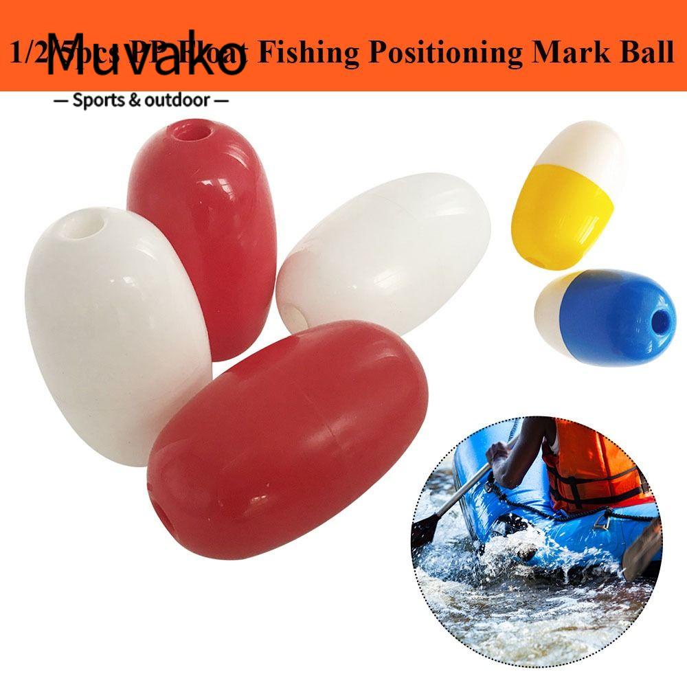 MUVAKO Bộ 1 / 2 / 5 Phao Nổi Bằng Nhựa PP Màu Sắc Ngẫu Nhiên Tiện Dụng Cho Tàu Thuyền