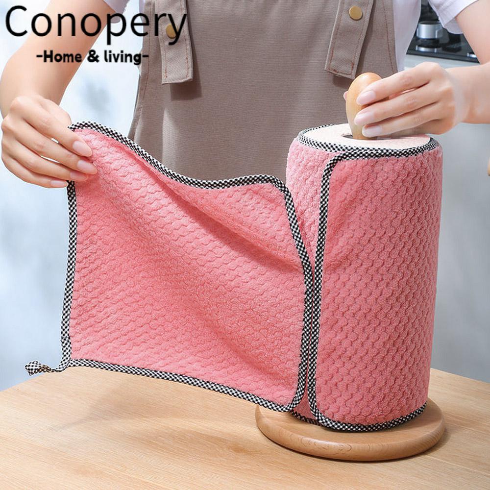 CONOPERY Khăn Lau Chén Dĩa Siêu Thấm Hút Chất Lượng Cao