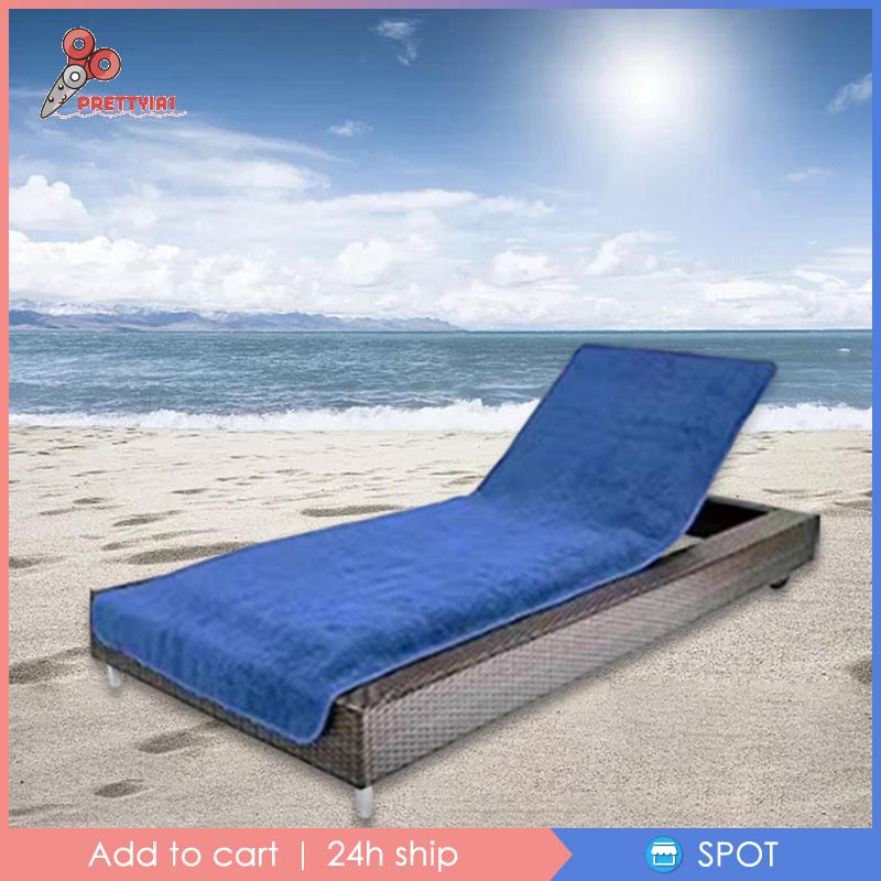 Đệm Bọc Ghế Ngồi Bãi Biển Bằng Sợi Micro Kích Thước 29.5x78.7inch Prettyia1